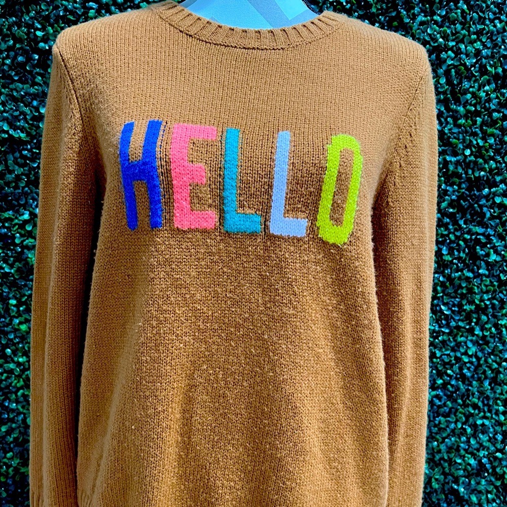 Petite Large Hello Sweater